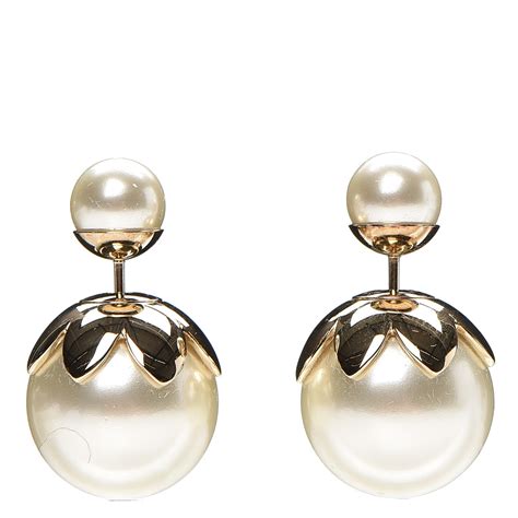 dior star pearl earrings|dior tribal earrings real pearl.